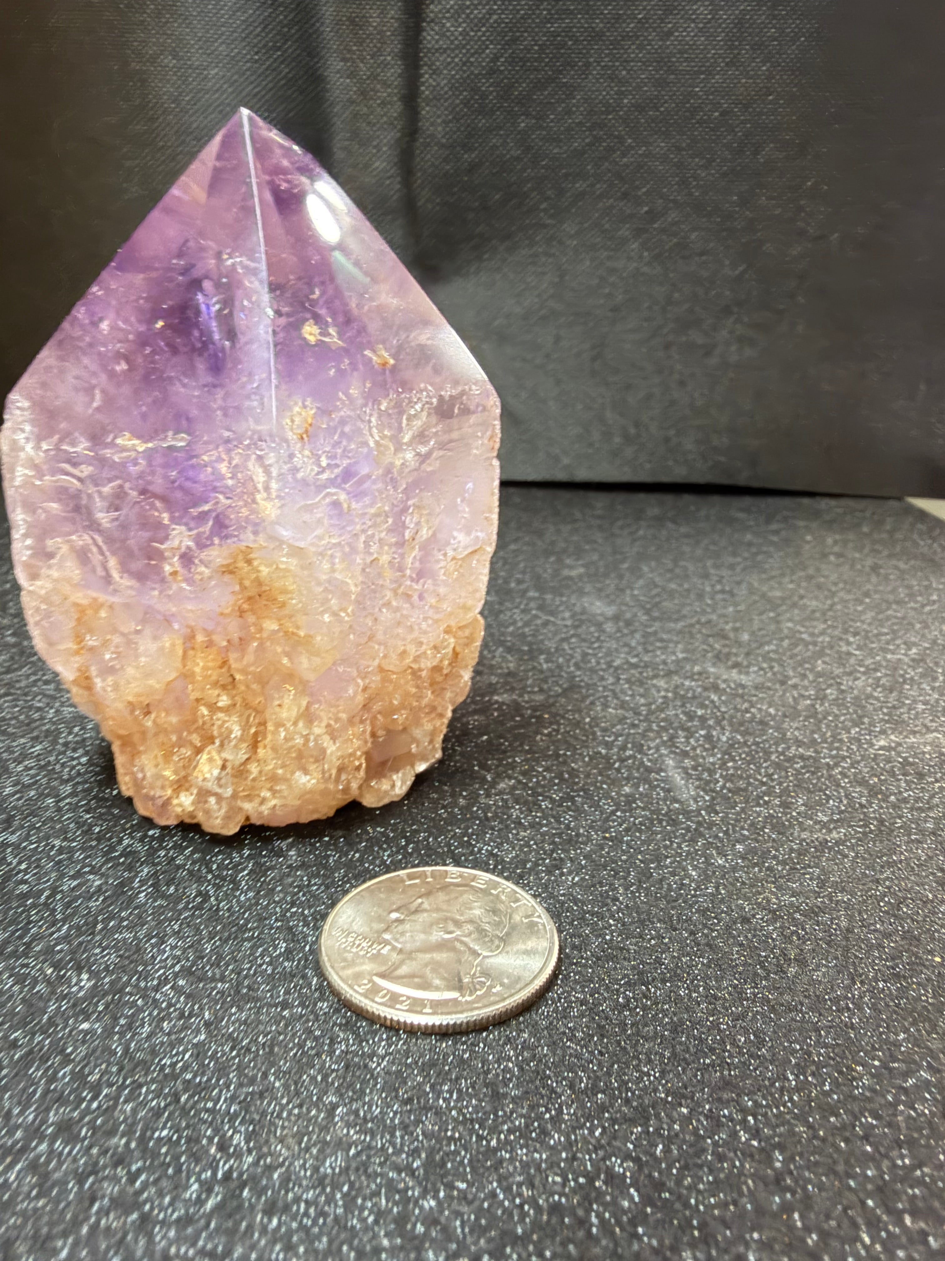 Amethyst Point 3" x 2"