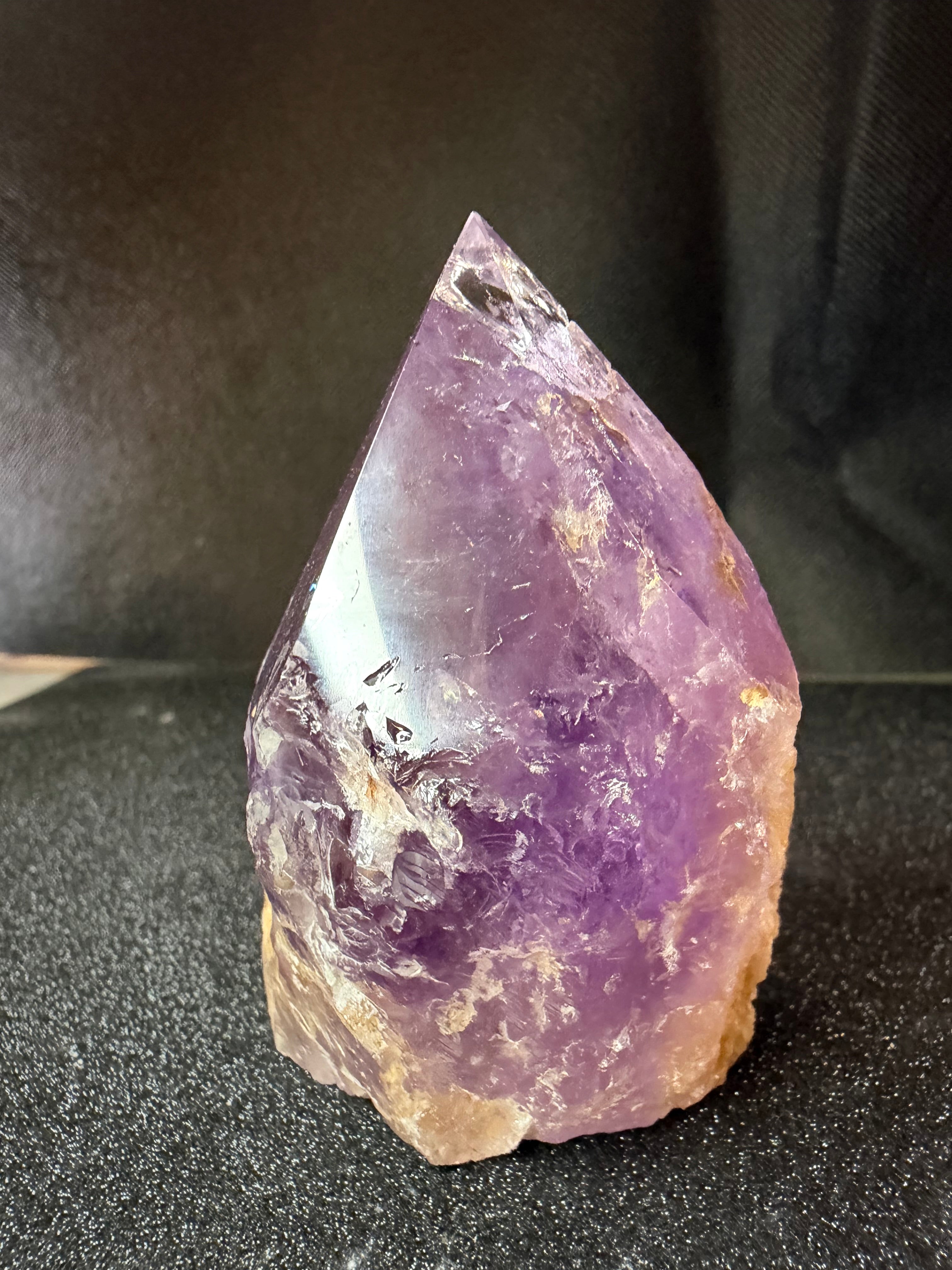 Amethyst Point 3" x 2"